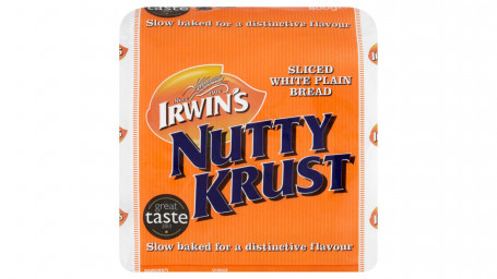 Irwin's Nutty Krust Sliced White Plain Bread 800G