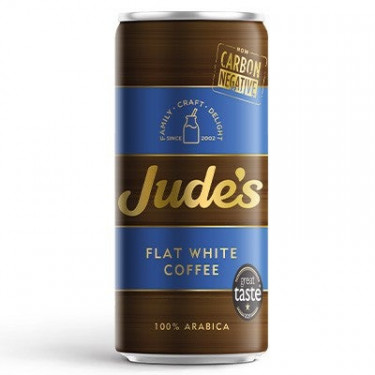 Płaska Biała Mrożona Kawa Jude