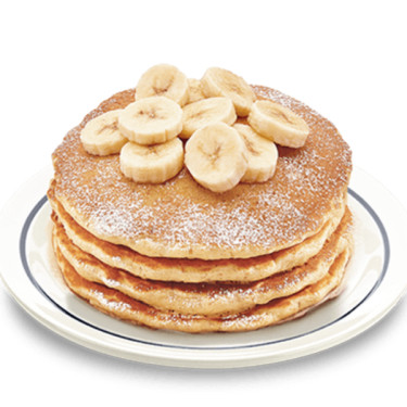 Whole Wheat With Bananas Pancakes