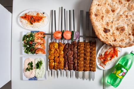 10 Skewers Of Mixed Kebab