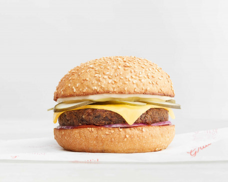 Cheeseburger Vegan Cu Ciuperci Fable