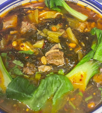 N11: Hot Sour Noodle Soup With Braised Brisket