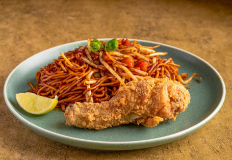 Mee Goreng With 1Pc Fried Chicken