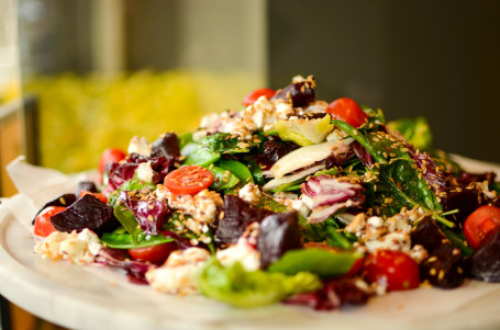 Beetroot, Goat's Cheese Flax Seeds Salad 100G
