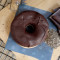 Vegan Dark Chocolate Truffle Doughnut
