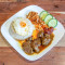 Nasi Lemak with Beef Rendang or Curry Chicken