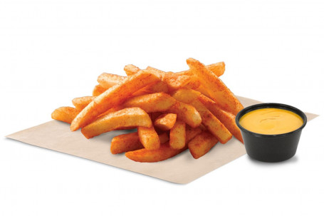 Regular Seasoned Fries With Nacho Cheese Sauce