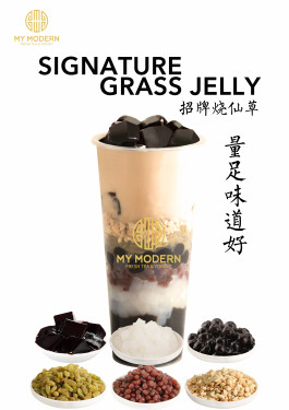 503 Signature Grass Jelly Milk Tea 700Ml