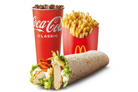 Large Caesar Grilled Chicken Mcwrap Meal