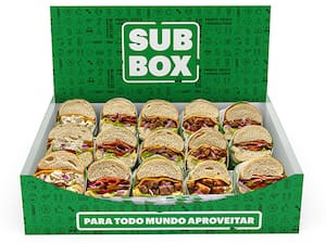 Sub Box All Flavors Serves Up To 10 People.