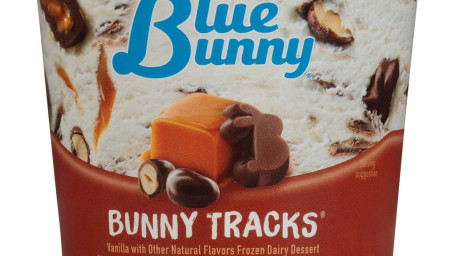 Blue Bunny Bunny Tracks , 16 Fl Oz