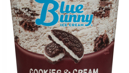 Blue Bunny Cookies And Cream Ice Cream , 16 Fl Oz
