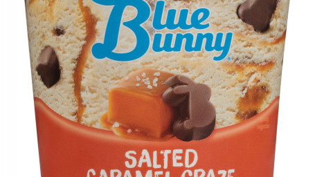 Blue Bunny Craze Al Caramello Salato , 16 Fl Oz
