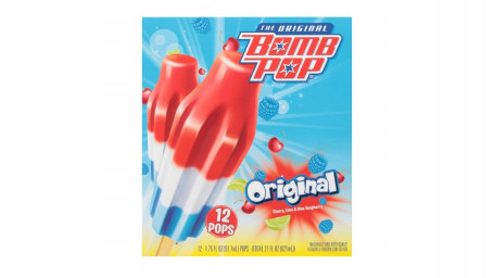 Bomb Pop Original Ice Pop, 12 St