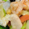 Seafood Stir Fry On Rice Crackers Sān Xiān Guō Bā