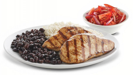 Boneless Chicken Breasts With Rice And Beans And 1 Additional Side