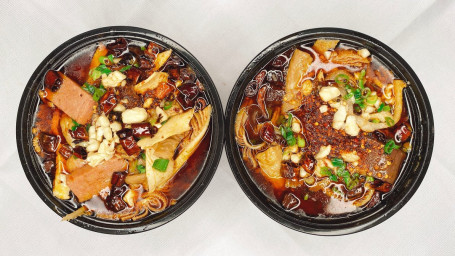 Chuan Dong Style Pork Blood And Beef Tripes In Spicy Soup （Chuān Dōng Máo Xuè Wàng）