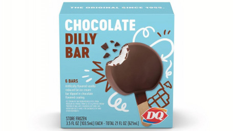 6 Pack Chocolate Dilly Bar