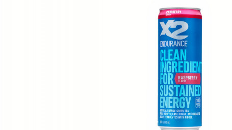 X2 Endurance Clean Energy Drink Raspberry (100 Cals)