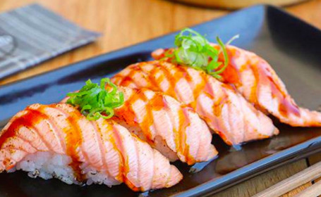 Seared Salmon With Teriyaki Sauce