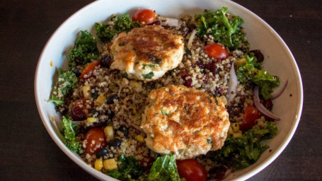 Slider(S) On A Cool Quinoa Kale Bowl