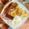 #5. -5 Star Breakfast, 3 Eggs, Ham, 2 Bacon, 2 Sausage, Hash Or Grits Toast