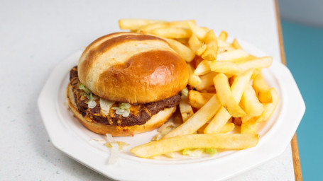 Cheeseburger And Fries Combo