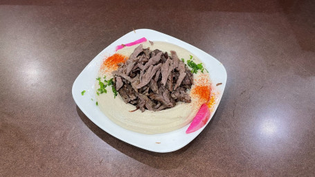 Humus With Meat Or Chicken