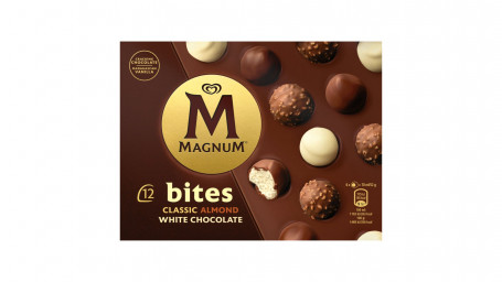 Magnum Classic, Almond White Ice Cream Bites 140Ml