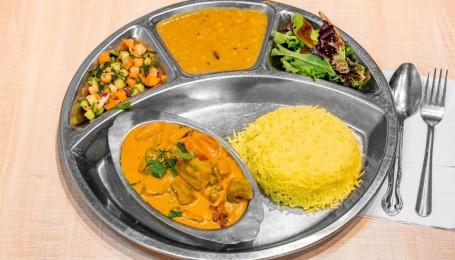 Madras Chicken Curry Thali