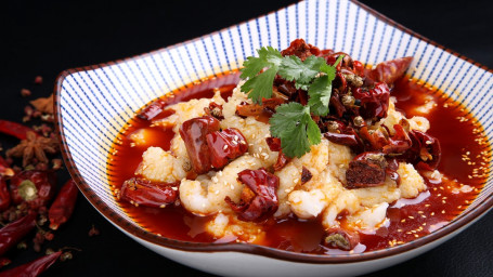 Braised Sliced Fish With Chili Sauce