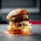 Double stacked Fridays reg; Glazed burger with fries