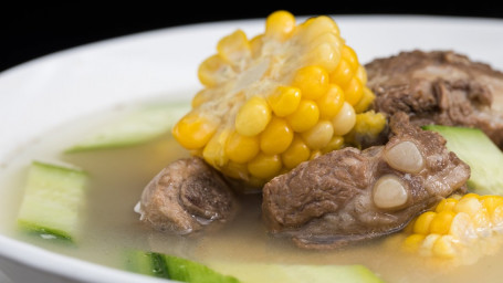 Corn Stew Pork Ribs Soup (Small) Yù Mǐ Pái Gǔ Tāng