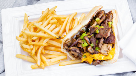 Philly Cheese Steak Sandwich Meal