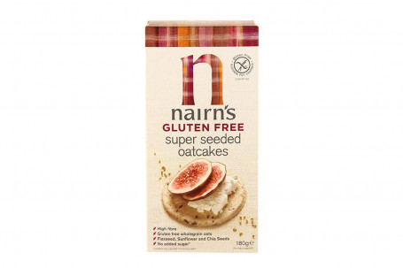 Nairn's Gluten Free Super Seeded Oatcakes 180G