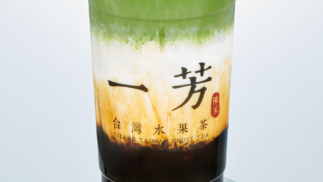 Brown Sugar Pearl Uji Matcha Latte Hēi Táng Fěn Yuán Yǔ Zhì Mǒ Chá Xiān Nǎi