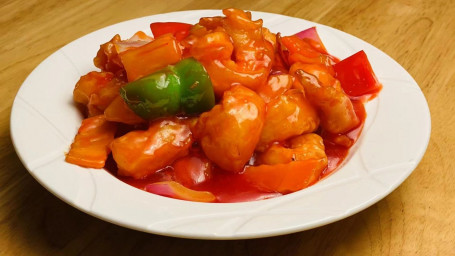 Sweet Sour Prawns Gǔ Lǎo Xiā