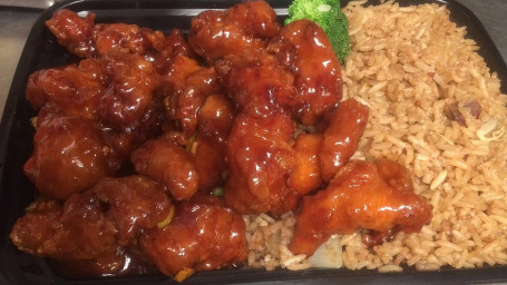 C13. Orange Chicken Combo