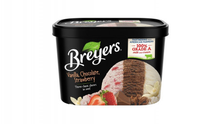 Breyers Vanilla Chocolate Strawberry 48 Oz