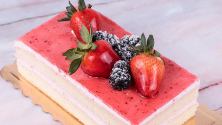 Strawberry Bar Cake