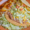 Lunch #8. Taco, Tostada, Cheese Enchilada