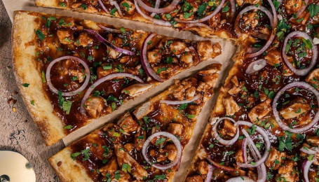 Ny Style Hand Stretched Thin Crust Bbq Chicken Pizza (12 Small)