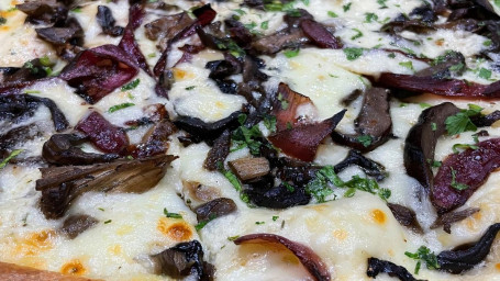 Wild Mushroom Truffle Ricotta Pizza