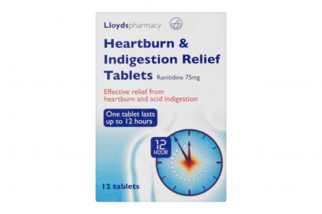 Lloydspharmacy Heartburn Indigestion Relief Tablets 12 Tablets