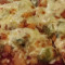 Vegetarische Pizza Met Dunne Korst
