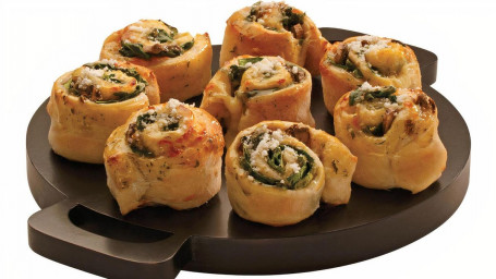 Spinach Mushroom Rolls