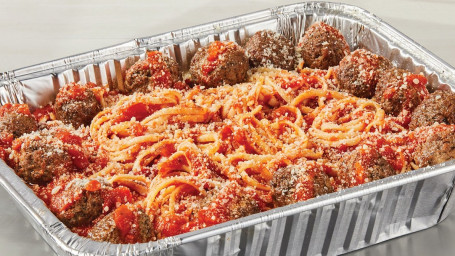 Half Tray Meatball Marinara Pasta