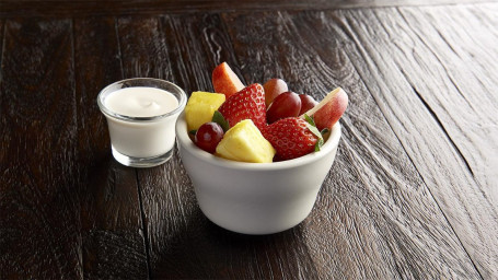 Fresh Fruit Cup With Dip (210 Cal)