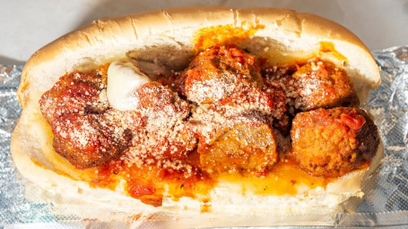Meatballs And Cheese Sub