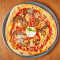 Nieuwe Geroosterde Aubergine, Burrata Basilicum Pizza (V)